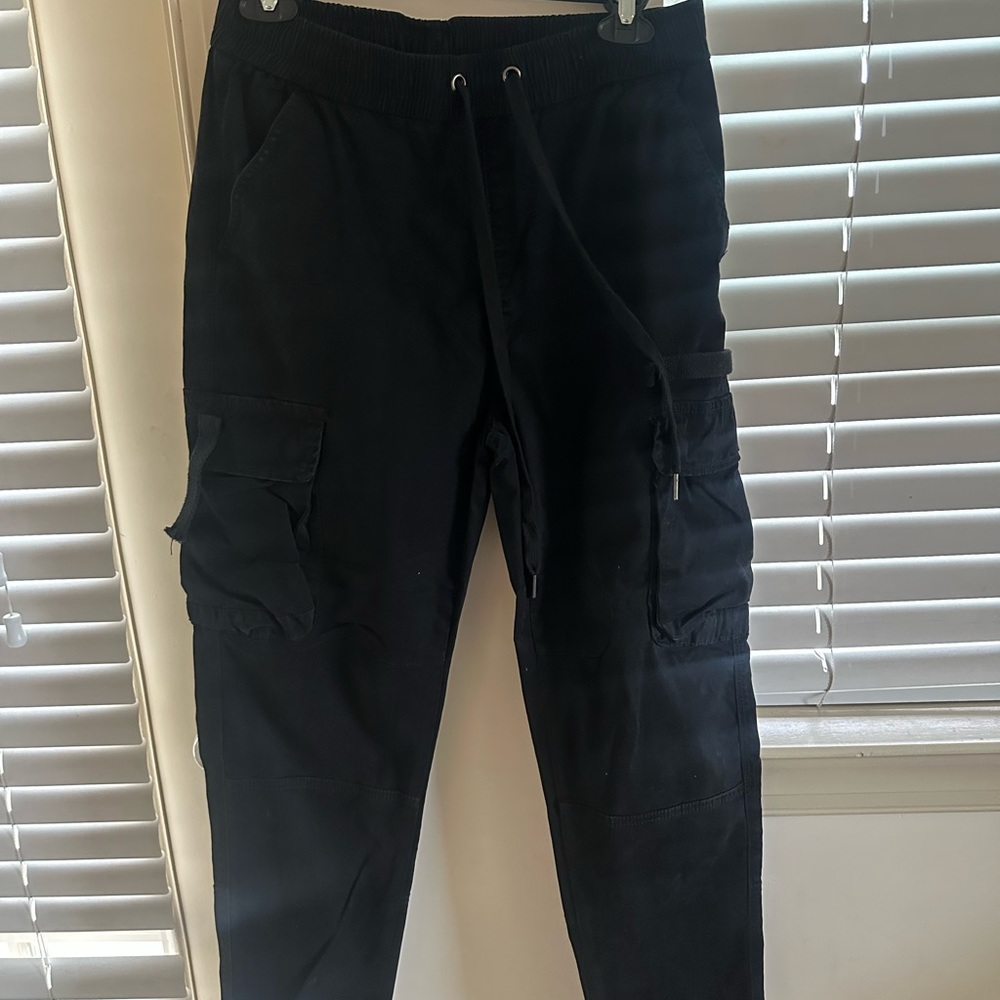 American Bazi black cargo pants